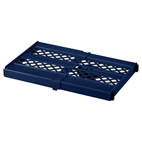 LockerMate Adjust-A-Shelf Locker Shelf, School Organizer, Blue - color: Blue