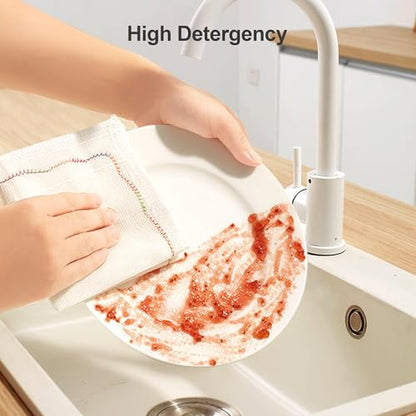 JOYMOOP Microfiber Cleaning Cloth, 20 Piece Set, Medium, White - color: S