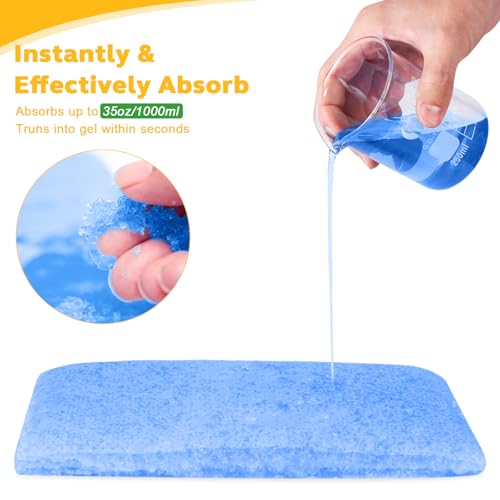 OUMEE Scented 100 Count Absorbent Commode Pads for Bedside Commode Bucket - size: 9.5*5in-Lemon