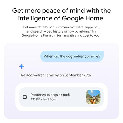 Google Nest Doorbell (Wired, 3rd Gen) - 2K Video, Live View - 2025 - Linen - color: Linen, style: Wired