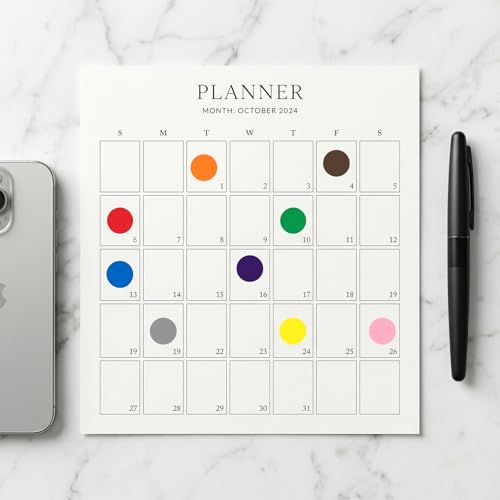2040 Pcs Dot Stickers 0.4" Color Coding Labels, Grey - color: Grey