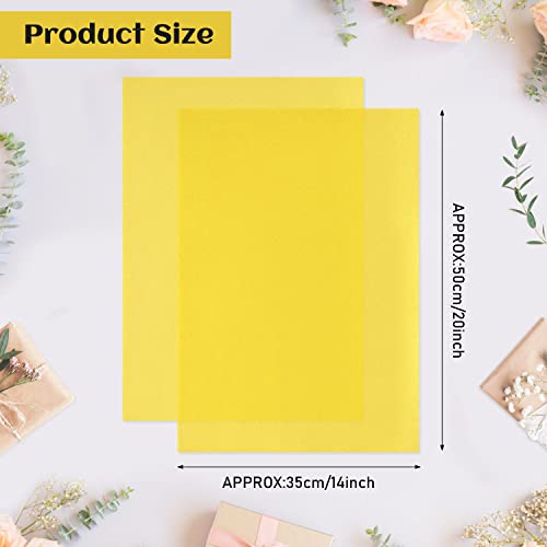 NEBURORA 120 Sheets Yellow Tissue Paper Sunflower Gift Wrap Paper - color: Yellow