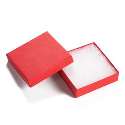 GEFTOL Jewelry Gift Boxes 20 Pack 3.5x3.5x1 Inch Cardboard Jewelry Boxes,Small Gift Boxes for Jewelry Earrings Necklaces Handmade Bangles Bracelets(Red) - color: Red, size: 3.5x3.5x1 Inch (Pack of 20)