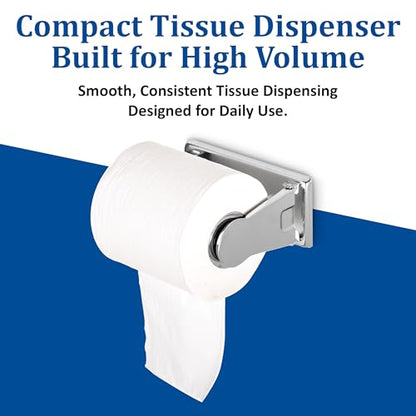 San Jamar SANR200XC Locking Toilet Tissue Dispenser, Plastic, 1 Count