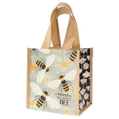 Karma Small Reusable Gift Bags, Tote Bag and Gift Bag with Handles, Perfect for Birthday Gifts and Party Bags RPET 1 Dog - color: Bee