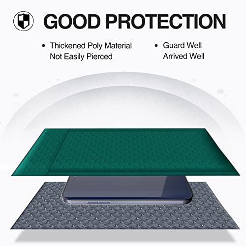 UCGOU Bubble Mailers 9.5x14.5" 40 Pack Usable Size 9.5x13.5" Green Padded - color: Green, size: 9.5x14.5" 40PC