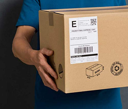 8.5" x 5.5" Half Sheet Self Adhesive Shipping Labels for Laser or Inkjet Printer (20000 Labels) - size: 20000 Labels