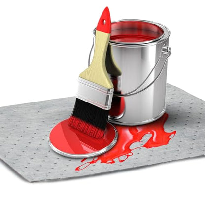 6 oz Heavy Duty Absorbent Mat Roll for Oil, Water and Other Liquids, Suitable for Multi-Purpose Super Absorbent Pads (15" W x 150' L) - size: 15" W x 150' L