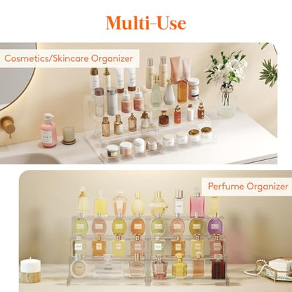Lifewit 12" Perfume Organizer, Cologne Stand Tool-Free Assembly, 1 Pcs - color: Clear, size: 12 Inch,1 Pcs