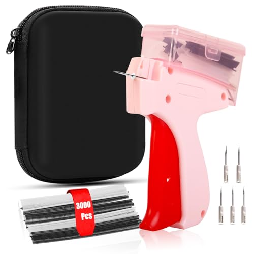BLEDS Pink Stitch Gun for Clothes Quick Clothing Fixer Hemming Sewing Tool