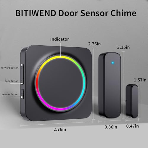 Door Chime, Door Chimes When Door Opens, Door Sensor Door Open Alarm