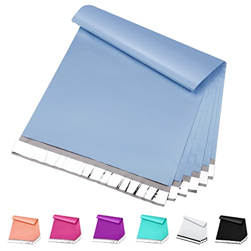 Metronic Poly Mailers 24x24 50 Pack, Extra Large Self Seal Shipping Bags - color: Light Blue, size: 24x24 50PC