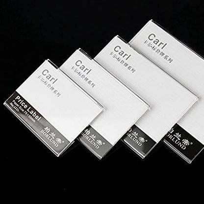 20pcs Price Label Holders, Product Sign Holders, Shelf Tag Display Stands - size: Paper Size:4x6cm