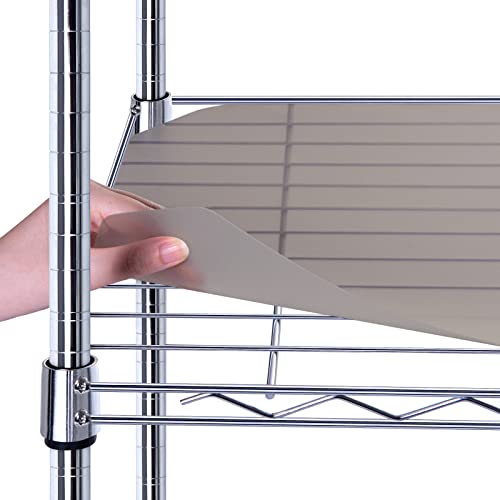 BRIAN & DANY Wire Shelf Liner, Set of 10, 13.4" x 23.2" Charcoal - color: Charcoal, size: 13.4" x 23.2",10pcs