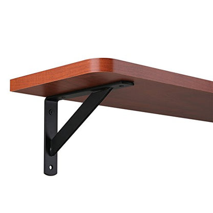 John Sterling THE MAX BRACKET Shelf Bracket, 7-inch, Black, 0049-7BKH