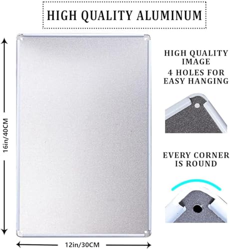 English + Spanish OSHA DANGER Floor Slippery When Wet Sign With Symbol Style 16162 Caution Metal Tin Sign 12x16 Inch for Safety - size: 12x16in/30x40cm