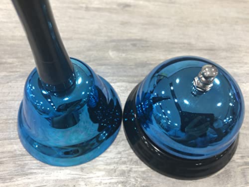 Blue Hand Bell and Call Bell for Reminder Serve Service Bell