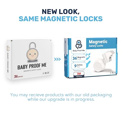 Baby Proof Me Baby Proofing Magnetic Child Safety Cabinet Locks, 36-Pack - size: 36 Locks + 9 Keys