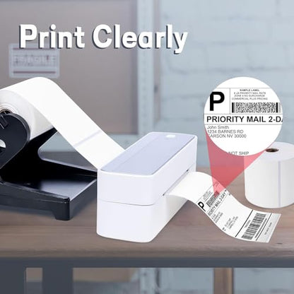 ASprink 4"x6" Thermal Shipping Address Labels - Thermal Labels 4"x6" for Label Printer - Address Label Paper Compatible with MUNBYN, Rollo, and Other Thermal Printer, 1 Pack(500 Roll/Pack) - size: 4*6*500