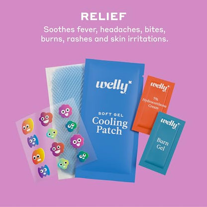 Welly Comprehensive First Aid Kit - FSA Eligible - Adhesive Bandages, Tape and Non-Stick Pads, Butterfly Strips, Cleansing Wipes, Ointments, Gauze, and More - 240 Pieces - color: Comprehensive First Aid Kit