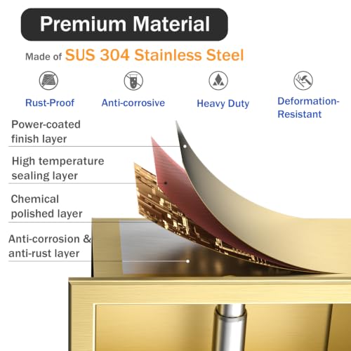 Toilet Paper Holder for Bathroom Renovation - color: Golden