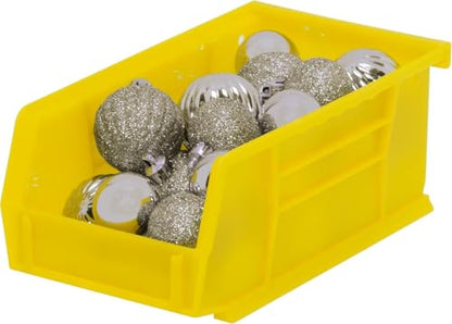 Akro-Mils 30220 AkroBins Plastic Storage Bins, 7"x4"x3", Yellow, 24-Pack - color: Yellow