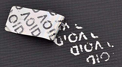 Bartovation 'Void If Removed' Hologram Tamper Stickers 1x3 cm, 140 Stickers