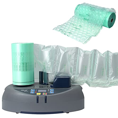 MINI AIR EA2 Air Cushion Machine, Bubble Wrap Machine, Air Pillow Packaging Machine, Air Pillows Maker with 2 Free Test Roll for Package and Product Shipment Protection(Grey) - size: MINI AIR 2 Machine