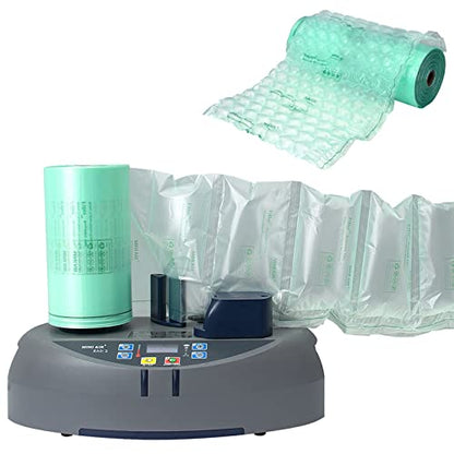 MINI AIR EA2 Air Cushion Machine, Bubble Wrap Machine, Air Pillow Packaging Machine, Air Pillows Maker with 2 Free Test Roll for Package and Product Shipment Protection(Grey) - size: MINI AIR 2 Machine