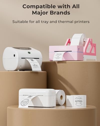 MUNBYN 2 Inch Circle Thermal Labels for Business, 750 Sheets/1 Roll - color: White, size: 2inch