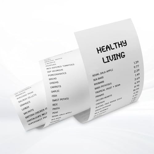Thermal Paper Rolls - Bpa-Free 2 1/4 Inch X 200ft Register Tape, 50-Pack For Smooth Credit Card Machine Printing - size: 50 Rolls- 2 1/4 x 200 thermal paper