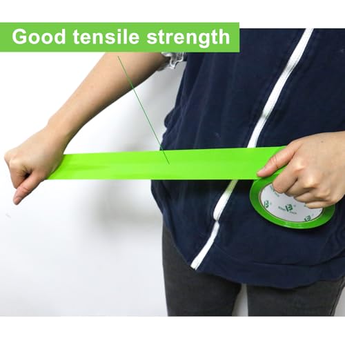 BOMEI PACK Light Green Packing Tape 2.5mil x 1.88" x 55 Yards, 3 Rolls Industrial Heavy Duty Packaging Tape for Packing Shipping Moving and Storage - color: light green