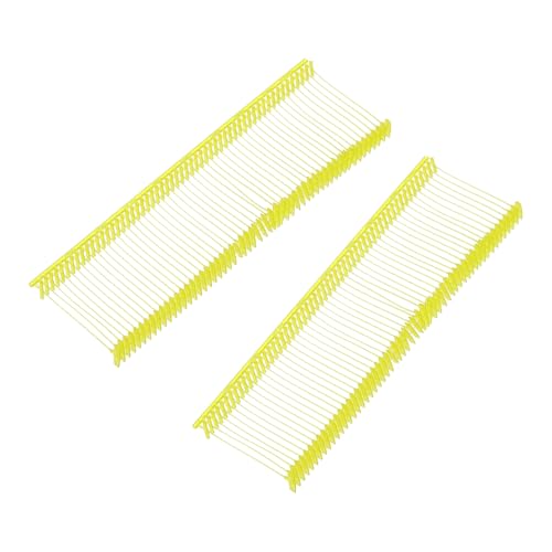 MECCANIXITY Standard Tagging Fasteners,Plastic Regular,Standard Label Gun Price Tagging Barbs for Garment Price Tag Label Tagging Barbs 25mm/1 Inch,Pack of 1000 Yellow - color: Yellow, size: 25mm