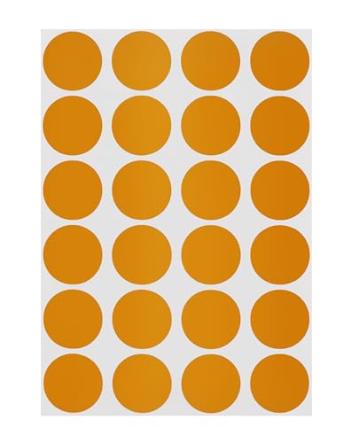 ChromaLabel Copper Dot Stickers, 3/4 Inch, 1008/Pack - color: Copper