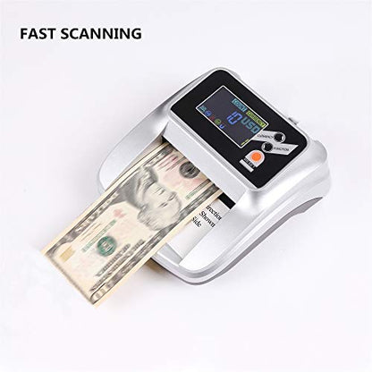 Counterfeit Money Checker Bill Detector Machine 2 in 1 with 5 Full Detection and Long-Term Service
