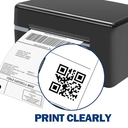 4"x6" Direct Thermal Shipping Labels, 220 Labels/Roll - Thermal Shipping Label Printer Paper Postage Mailing Labels Compatible with Rollo, MUNBYN Label Printer (4 Rolls) - size: Roll- 880 Labels