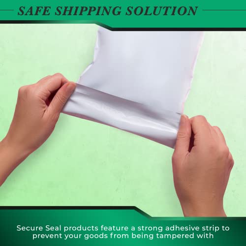 3000 Pack Secure Seal White Poly Mailers - 9x12 Safe Shipping Bags - E-Commerce Self Sealing 2 Mil Poly Envelopes - size: 9” x 12” (3000 Pack)