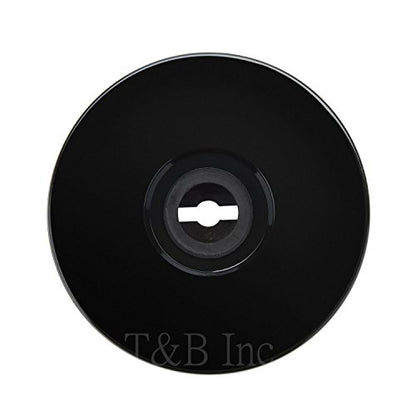 TamBee 4PCS 3Inch Acrylic Lazy Susan Turntable Organizer Revolving Display Base White Acrylic for Spice Rack Table Cake Kitchen Pantry Decorating Black - size: 3 inch Black