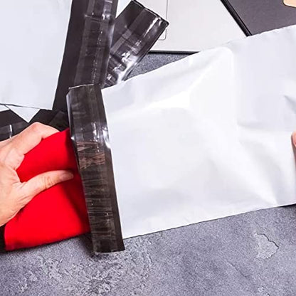 SJPACK 10x13-inch Poly Mailers 200pcs 2.5 Mil Envelopes Bags With Self-sealing Strip White Poly Bags - size: 200 bags