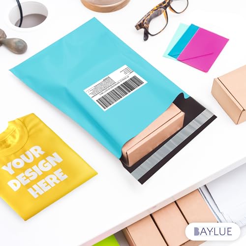 Teal Poly Mailers 14.5x19, Self Seal Shipping & Mailing Bags, 500 Pack Bulk - color: Teal, size: 14"x19" / 500 Pack