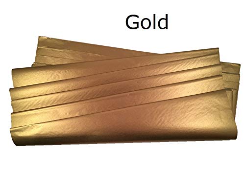 Tissue Paper for Gift Bags - 500 Sheets 14x20in Wrapping Paper, Gold - color: Gold, size: 500 Count, 14 x 20 in