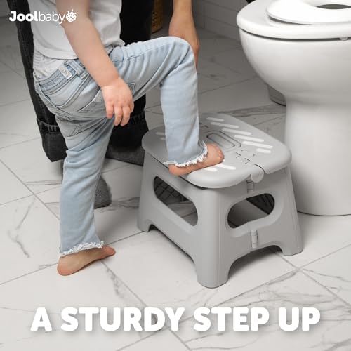 Jool Baby Folding Step Stool for Potty Training - Lock Prevents Pinching