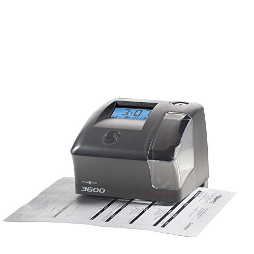 Pyramid Time Systems - 3600SS Dual Function Time Clock and Document Stamp - size: 5.47 x 6.5 Inch, style: Smart Site Alignment