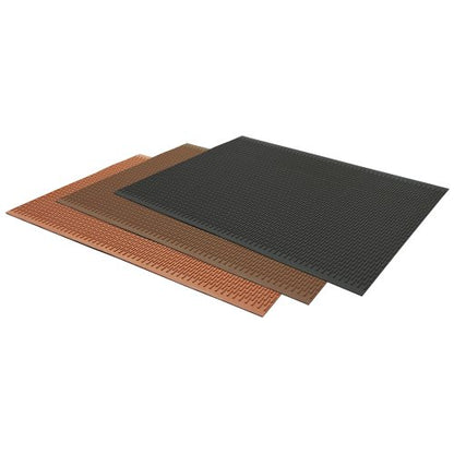 Rubber-Cal 03-161-BK-W-302"Safe-Grip" Slip-Resistant Traction Mats, 34" x 2' x 1/4", Black Rubber Runner - color: Black, size: 34"L x 34"W x 0.3"Th