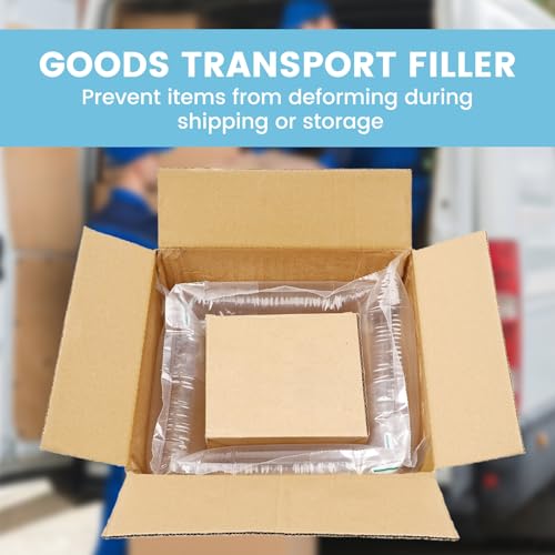 Air Pillows for Shipping Packaging Air Bags with Pump, 700 Count Inflatable Shipping Supplies Box Filler Packing Materials, Alternative to Packing Peanuts, Purse Stuffers for Shape 3.54" x 7.87"