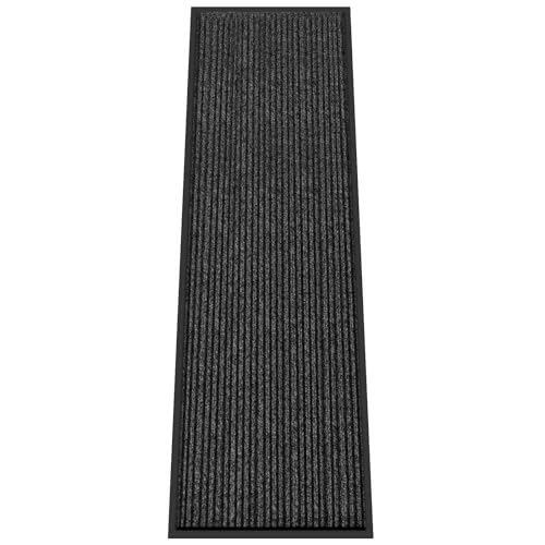 Kuyal Front Door Mat, 3'x10' Indoor Outdoor Entrance Mat - size: 36" x 120"