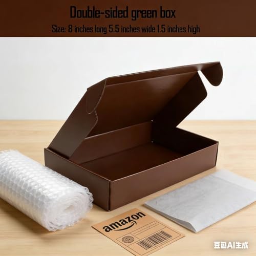 Coffee Shipping Packaging MEIANJU Hard Cardboard Shipping Box Gift Wrap Box - color: Coffee Color-20PCS