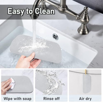 LOPNUR 2 Pack Refrigerator Drip Tray Catcher, 9"x3.1" Trapezoid, Light Grey - color: Light Grey, size: Trapezoid - 9"x3.1"