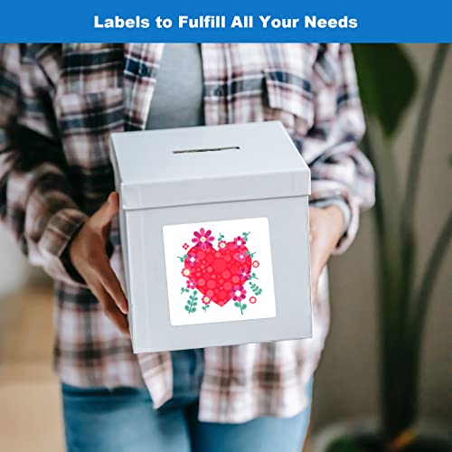 BESTEASY 3 1/3" x 4" Labels Shipping Labels for Laser Inkjet Printers, 6 Up Self Adhesive FBA Address Labels, White Matte Mailing Label Stickers (100 Sheets, 600 Labels) - size: 100 sheets, style: 6 up-3-1/3" x 4"