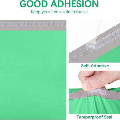 Metronic Poly Mailers 14.5x19 500PC Large Shipping Bags for Small Business - color: Green, size: 14.5x19 500PC